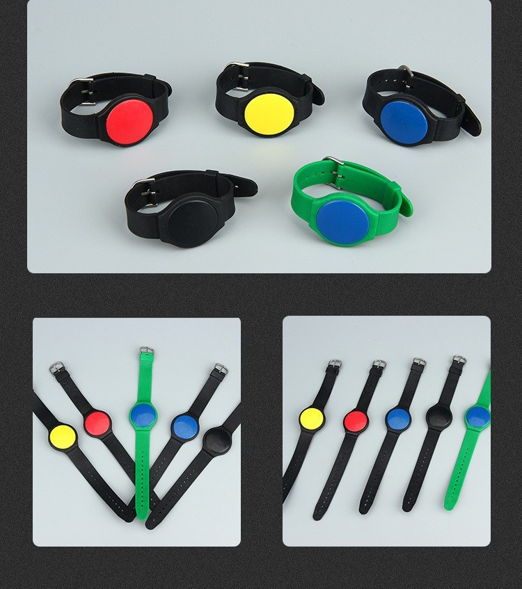 Multi-Color Sports RFID Wristband — Waterproof for Parks & Pools — Product Details 1