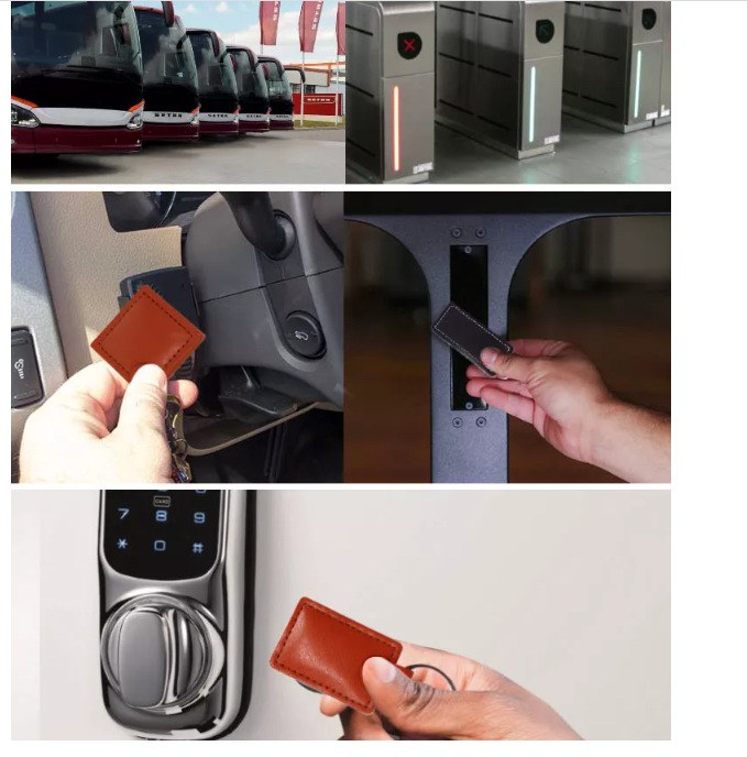 PU Leather RFID Keyfob — IC/ID Identity & Access Tag — Product Details 2