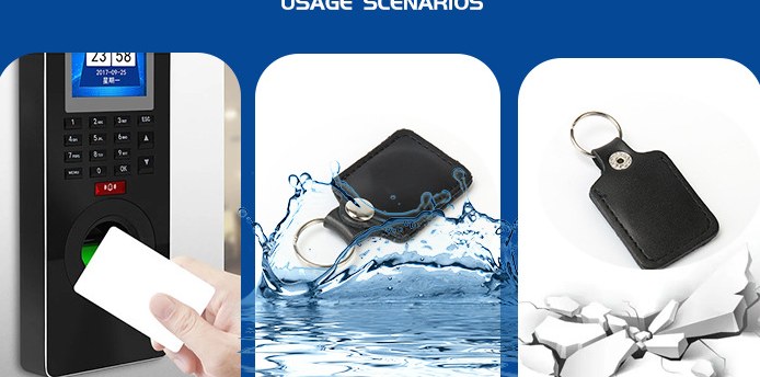PU Leather RFID Keyfob — IC/ID Identity & Access Tag — Product Details 1