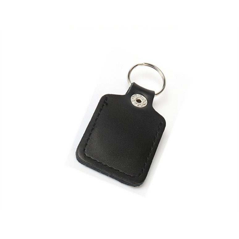 PU Leather RFID Keyfob — IC/ID Identity & Access Tag