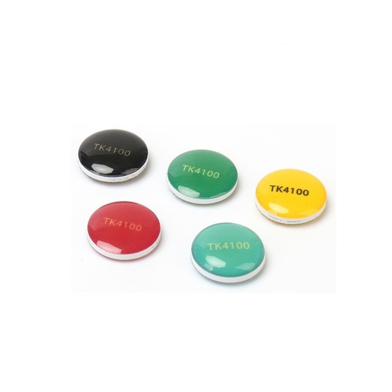 Mini Round Epoxy Tag — TK4100 ID, Compact Access Token