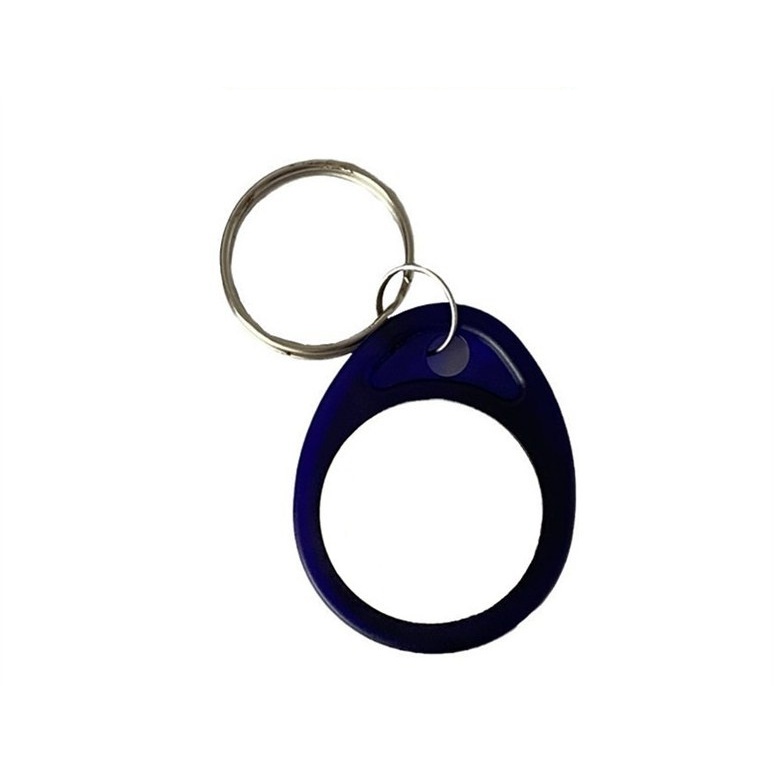 ABS RFID Keyfob 9969 — TK4100, Translucent Blue + White, In Stock
