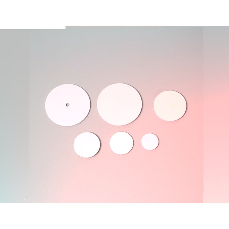 White PVC Coin Tag — IC/ID Chip, ⌀13–50 mm Custom Sizes
