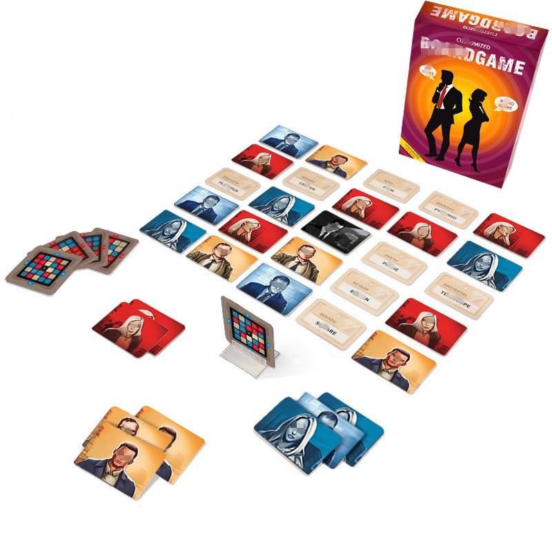 Custom English Tabletop Game Cards — Party, Deduction & Board Games
